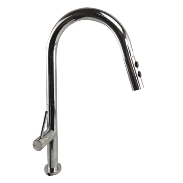 Torneira Gourmet Ducha Retratil Monocomando Bancada Cozinha 2 Modos de Jato Quente Frio