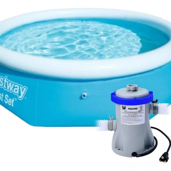 Piscina Inflável 2.300 Litros + Filtro - Bestway
