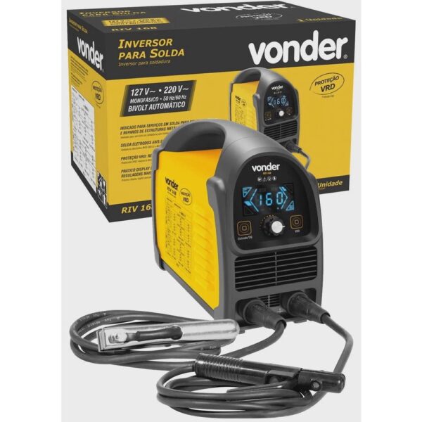 Máquina de Solda Inversora Vonder RIV168 Bivolt