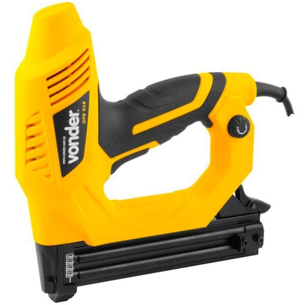 Grampeador Pinador Elétrico GPE916 para Grampos Tipo 600 de 16 e 19mm e Pinos Tipo F 15,20 e 25mm – VONDER-6001916127