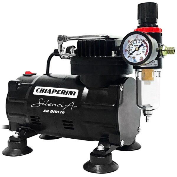 Motocompressor de Ar Direto Silenciar 150W 1/5HP 25PSI Chiaperini