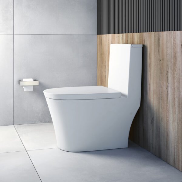 Vaso Sanitário Monobloco Branco Duplo Acionamento 3/6L Vertical Turmalina Pettra